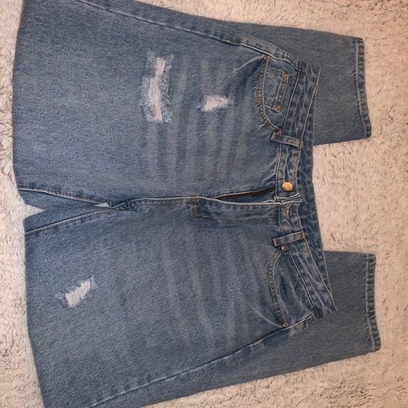 High rise blue jeans - Picture 5 of 7